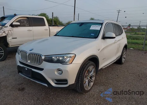 2017 BMW X3 Sdrive28I z USA, uszkodzony, nr VIN 5UXWZ7C36H0X42945